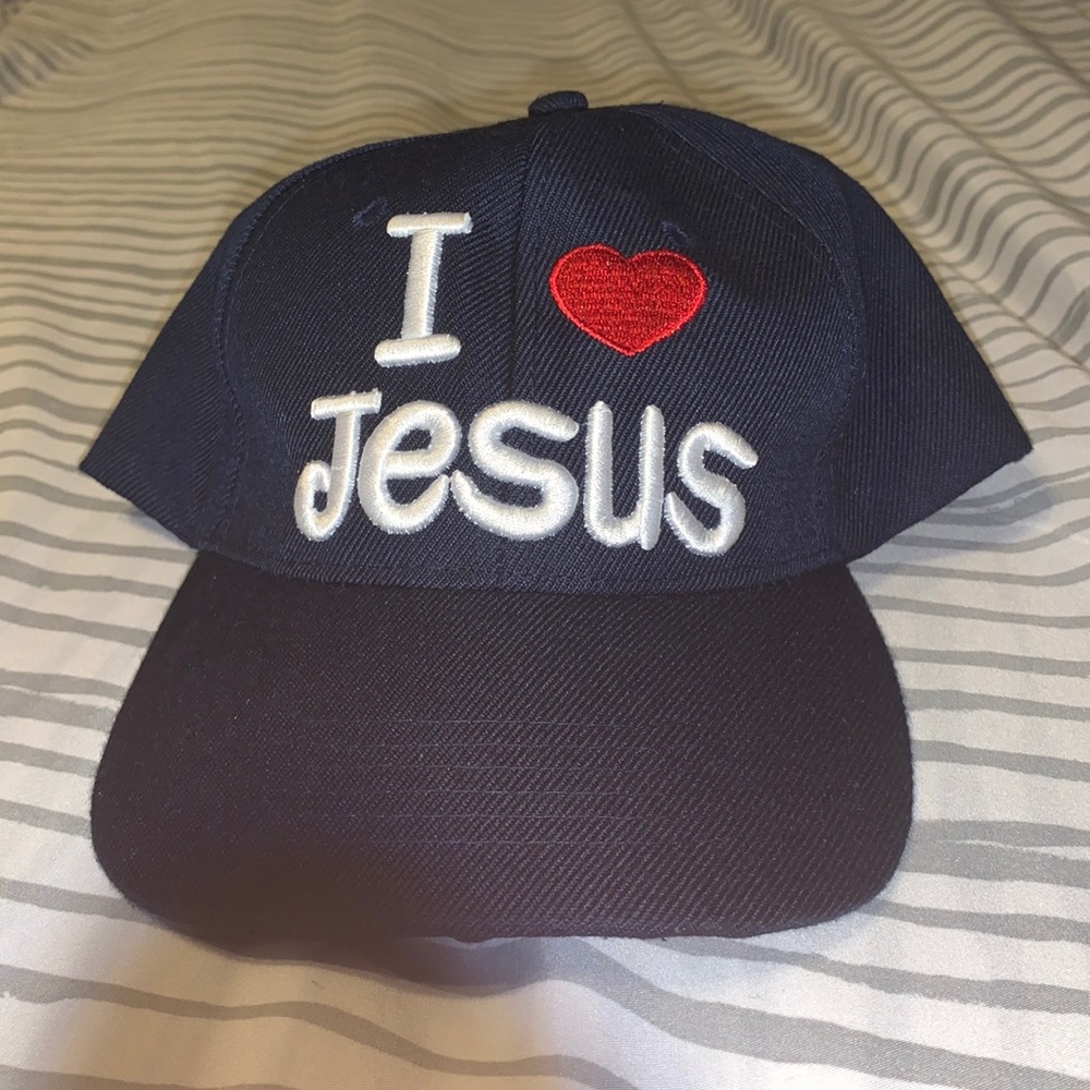 I heart Jesus hat.